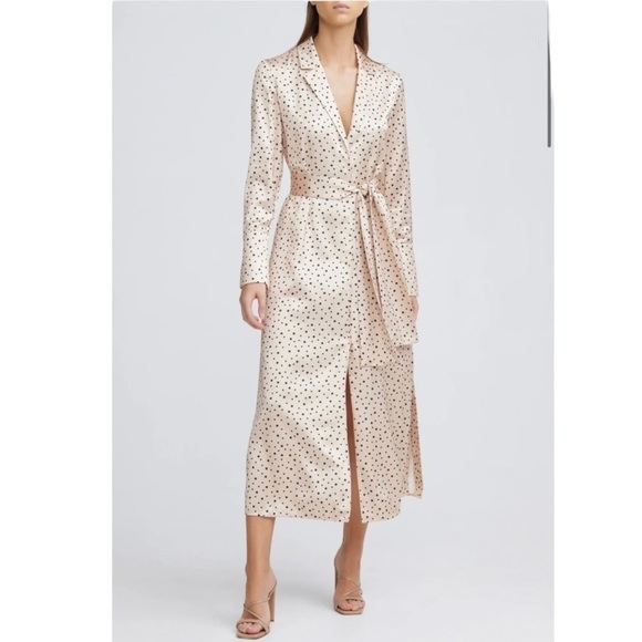 Significant Other Amara Dress Cream and Black Polka Dot Size 2 NEW - Picture 3 of 16